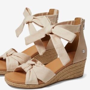 UGG Cream Espadrille Wedges